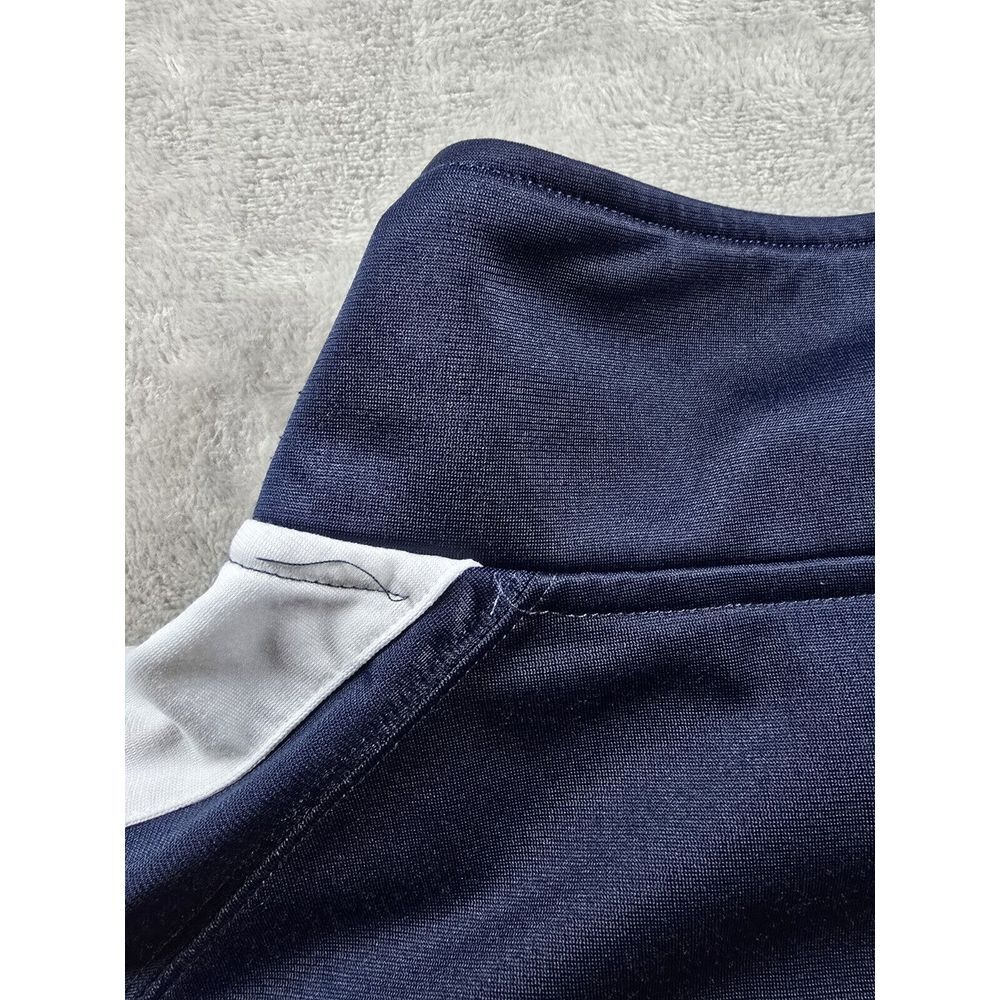 Vintage Nike Full Zip Jacket Size Medium Blue White Stripe Track‎ Y2K *Read - Picture 16 of 16